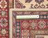 11 Feet Beige Kazak Afghan Hand Knotted Wool Runner Rug